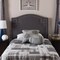 Baxton Studio Aubrey Modern Dark Grey Upholstered Twin Size Headboard 125-6982 - alternate 2